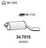 OPEL 5852993 End Silencer